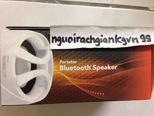 Ativa Mobil-it Portable Bluetooth Speaker Built-in Mic Rechargeable White Retail