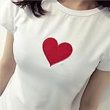 (フムフム) fumu fumu 2016 ラブリー ロンT ワンピース 半袖 ( ハート ワッペン ) かわいい ハート型 伸縮性 素材 キュート ガーリー デート ワンピロング Ｔシャツ 白 黒 ホワイト ブラック タイト