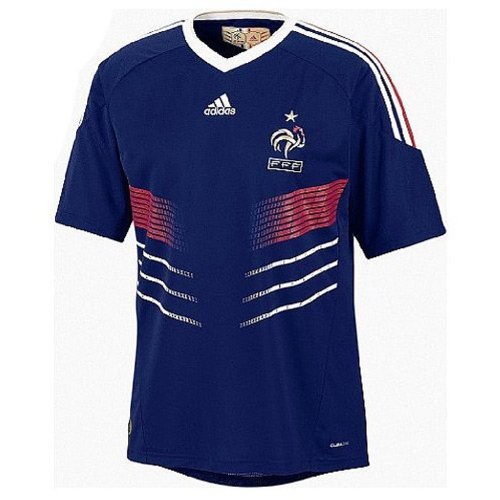 Adidas Frankreich Trikot Home blau P41040 WM2010, Größe: M