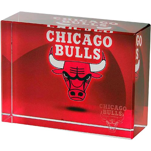 Chicago Bulls Crystal Block