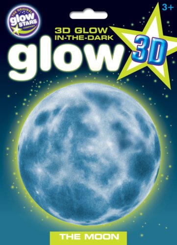 Childrens Toyshop  Third Party New : The Original Glowstars Company - Glow 3-D - The Moon