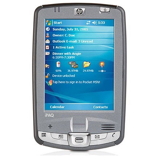 HP iPAQ Pocket PC hx2790 - Handheld - Windows Mobile 5.0 Premium Edition - PXA270 624 MHz - RAM: 64 MB - ROM: 192 MB - 3.5 color TFT ( 240 x 320 ) - fingerprint - IrDA, Bluetooth, Wi-Fi
