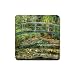 Le Pont Japonais a Giverny Monet Rubber Square Coaster (4 pack)