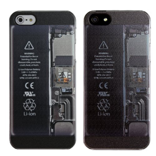 【 iPhone 5 / 5s 】 アドバンス アイフォン ケース コレクション デザイナーズ ケース Skeleton inside case 基板 が 透けている ように 見える アイフォン ケース
