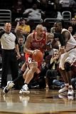 Chicago Bulls v Cleveland Cavaliers: Carlos Boozer and Antawn Jamison Photographic Poster Print by David Liam Kyle, 8x12