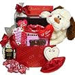 A Big Kiss For You! Plush Puppy Care Package Gift Box - Valentine's Day