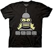 Futurama "Ctrl Alt Shift Kill" Black Mens T-shirt
