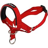 Dog Head Collar Halter Red 6 Sizes (XL: 14"-16" Snout)