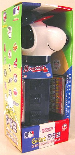 Giant Pez Atlanta Braves Snoopy From Peanuts