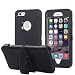 Ai-case C-132 iPhone 6 Plus Case, iPhone 6S Plus Case [Heavy Duty] Built-in Screen Protector Tough 4 in1 Rugged Shorkproof Cover for Apple iPhone 6 Plus /6S Plus (Black)