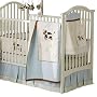Sumersault Moo Cow Crib Set - 4 piece