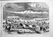 1861 QUEEN IRELAND CURRAGH KILDARE CAVALRY PRINT IRISH