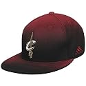 adidas Cleveland Cavaliers Wine Gradiated Flat Bill Fitted Hat