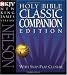 Nkjv Classic Companion Bible-snap Flap Nelson's Quality Coat Pocket Nkjv Bible For Those On The Go!