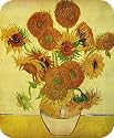 Artist Vincent van Gogh Fine Art MOUSE PAD Still Life Sunflowers