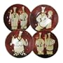 Casa Moda Bordeaux Bistro Set of Four Salad Plates