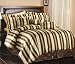 Victoria Classics Victoria Chocolate Stripe King 7 Piece Bed Ensemble