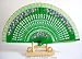 Spanish Style Hand Painted Fans - 9" x 16.5" FB166