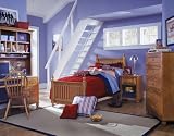 Twin Maple Slat Bed with Bedroom Set - My Style