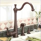 51pNJLZ3zkL. SL160  Oil Rubbed Bronze Single Handle Kitchen Faucet with Sprayer and Soap Pump