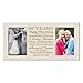 Personalized 60 year anniversary gift her him couple Custom Engraved wedding celebration for Husband wife girlfriend boyfriend photo frame holds two 4x6 photos by LifeSong Milestones (Ivory)