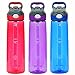 Contigo Autospout Addison Water Bottle, 24 oz - Watermelon, Lilac & Monaco (3 Pack)