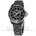 Chanel J12 Black Ceramic Automatic Midsize Unisex Watch H0685
