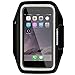 Ubegood Waterproof Sport Armband with Adjustable Running Belt for iPhone 6/6s/5/5s/5c,Galaxy S6 edge/S6/S5/S4 (White)