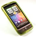 Green Hybrid Gel Skin Case Flexishield for HTC Desire