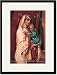 Black Framed/Matted Print 17x23, Hannah, The Praying Mother