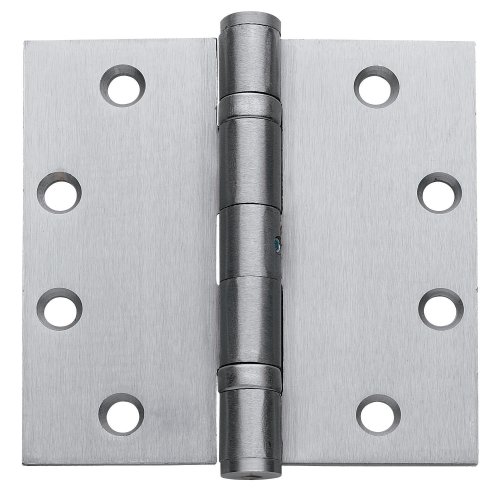 Global CP4545BBNRP26DM Commercial Grade, Full Mortise Ball Bearing Hinge Non-Removable Pin 3-Pack, Brushed Chrome