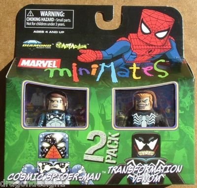  Marvel Minimates 24 Cosmic Spider-Man and Transformation Venom