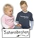 Baby/Kinder Langarmshirt mit Druck SATANSBRATEN (046.47)