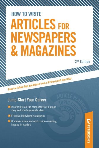 How to Write Articles for News/Mags, 2/e (Step By Step (Thomson Learning (Firm)).)