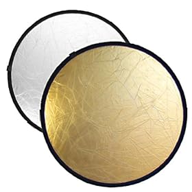 [7172] 32" Silver/Gold Collapsible Reflector--Steve Kaeser since 1989