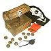 Deluxe Wooden Pirate Treasure Chest