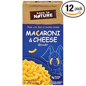 Back to Nature Macaroni & Cheese Dinner, 6.5-Ounce Boxes (Pack of 12)