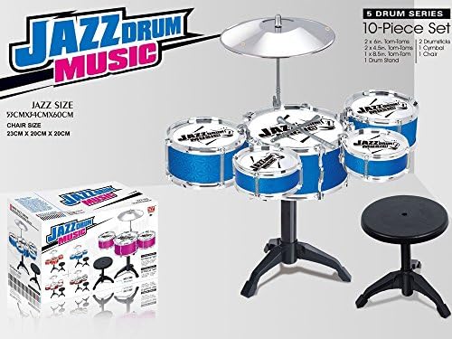 Latest Infant Drum Set 10 Pieces / Set Jazz Drum Set Instrumentos Musicais Bateria Children's Educational Toys Free Shipping