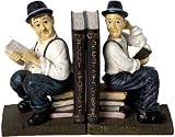 LAUREL & HARDY - PAIR OF BOOKENDS (18cm)