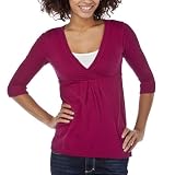 51pNh480NPL. SL160  Mossimo Supply Co. Juniors Babydoll Pullover Sweater   Manzanita Berry 