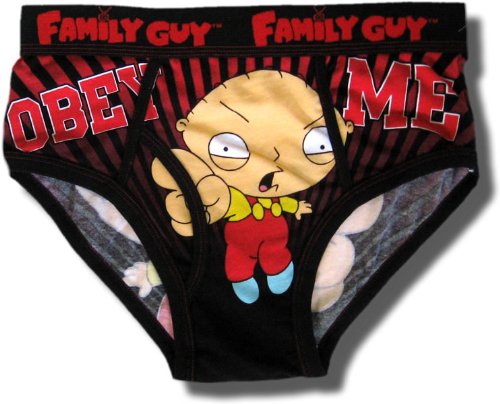 FAMILY GUY - STEWIE Obey Me' Men's cotton/spandex briefs - FINAL SALE