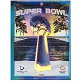 Mounted Memories Indianapolis Colts Peyton Manning Autographed Super Bowl XLI Program