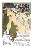 Salon des Cent (Living Room of Hundreds) by Alphonse Mucha poster print,22.5 in. x 33.5 in.