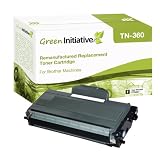 Green Initiative Remanufactured High Yield Black Laser Toner Cartridge for Brother TN360/TN330