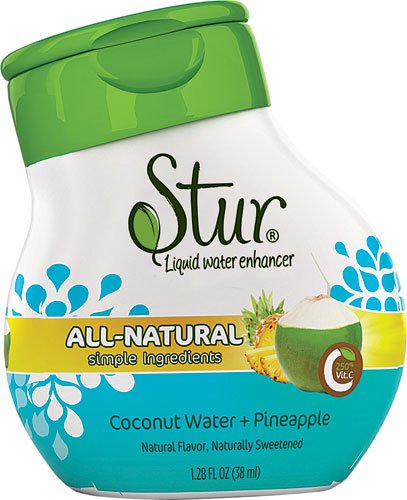 Stur Liquid Water Enhancer Coconut Water Pineapple -- 1.1 fl oz - 2 pc