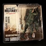 MARINE CORPS RECON SNIPER * CAUCASIAN VARIATION * McFarlane's Military Redeployed Series 1 Action Figure & Display Base