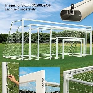 Buy Alumagoal Elliptical-Elite Aluminum Club 6.5x18.5 Soccer Goal