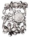 Betsey Johnson Women's Floral Leaf Shape Watch #BJ4121
