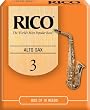 Rico Alto Sax Reeds, Strength 3.0, 10-pack