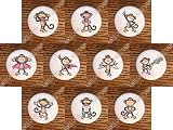 SET (10) Bobby Jack Drawer Pulls Knobs